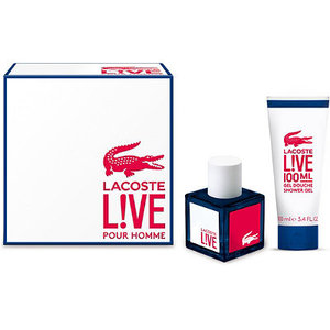 Lacoste Live  Gift Set 100 ml eau de toilette + 100 ml shower gel 