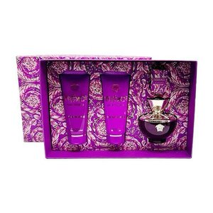 Versace Dylan Purple Pour Femme Gift Set EDP 100mL + EDP  5mL + Shower Gel 100mL + Body Lotion 100mL